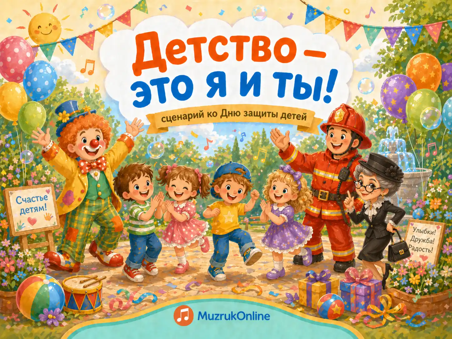 Сценарий театрализованного представления «Детство — это я и ты!»